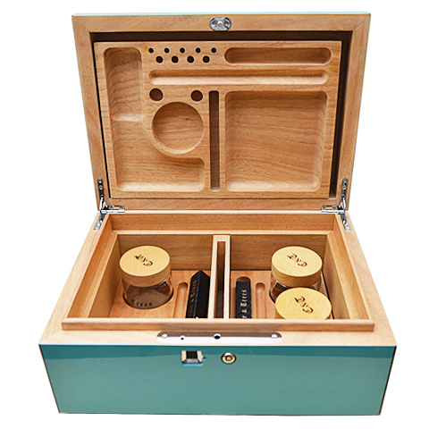 CRATE & TREES BLUE HUMIDOR