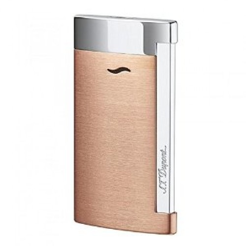 S.T. DUPONT SLIM 7 BRUSHED PINK COPPER & CHROME